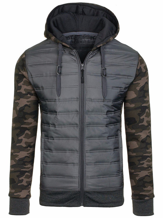 Angelo Ricci™ Arm Sleeves Camo Hooded Jacket