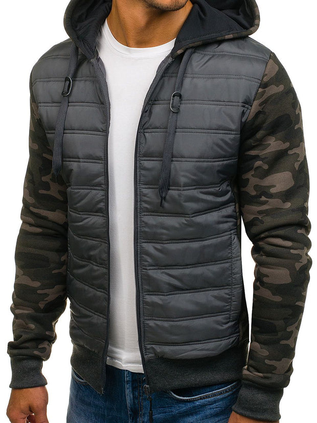 Angelo Ricci™ Arm Sleeves Camo Hooded Jacket