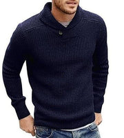 Angelo Ricci™ Turtleneck Pullover Button Sweater