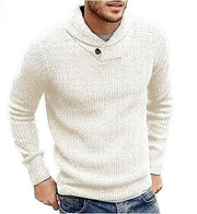 Angelo Ricci™ Turtleneck Pullover Button Sweater