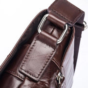 Angelo Ricci™ Genuine Leather Vintage Crossbody Bag