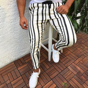 Angelo Ricci™ Casual Stripped Pencil Pants