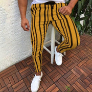 Angelo Ricci™ Casual Stripped Pencil Pants