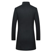 Angelo Ricci™ Winter Cashmere Single Breasted Overcoat