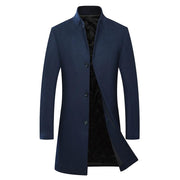 Angelo Ricci™ Winter Cashmere Single Breasted Overcoat