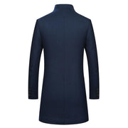 Angelo Ricci™ Winter Cashmere Single Breasted Overcoat