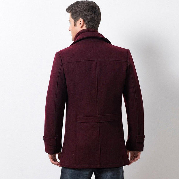 Angelo Ricci™ Design Winter Woolen Business Coat