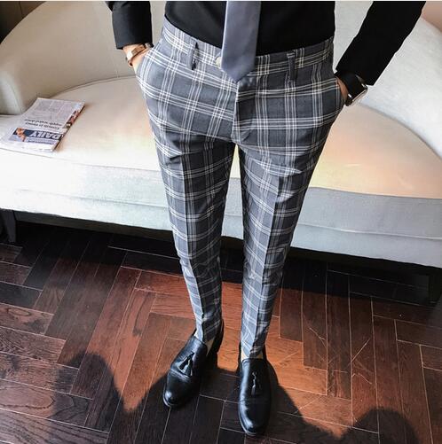 Angelo Ricci™ Plaid Business Slim Fit Pants