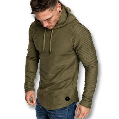 Angelo Ricci™ Autumn Hooded Gym T Shirts