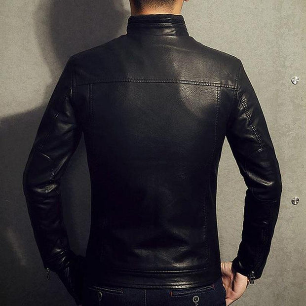 Angelo Ricci™ Moto Sheepskin Leather Jacket