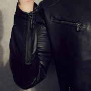 Angelo Ricci™ Moto Sheepskin Leather Jacket