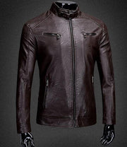 Angelo Ricci™ Moto Sheepskin Leather Jacket