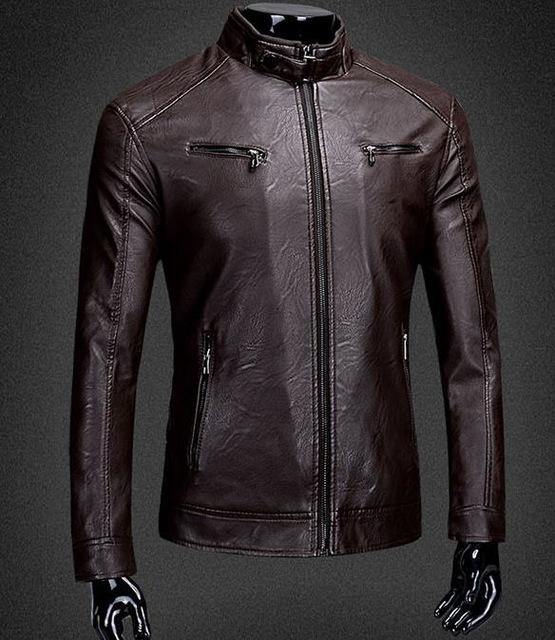 Angelo Ricci™ Moto Sheepskin Leather Jacket