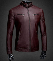 Angelo Ricci™ Moto Sheepskin Leather Jacket