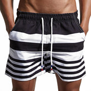 Angelo Ricci™ Stripe Beach Wear Shorts