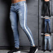 Angelo Ricci™ Stretch Side Striped Jeans