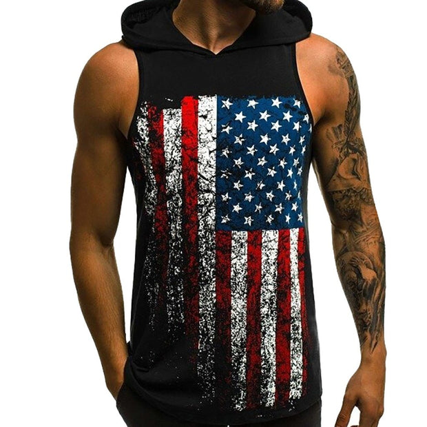 Angelo Ricci™ Americana Hooded Tank Top