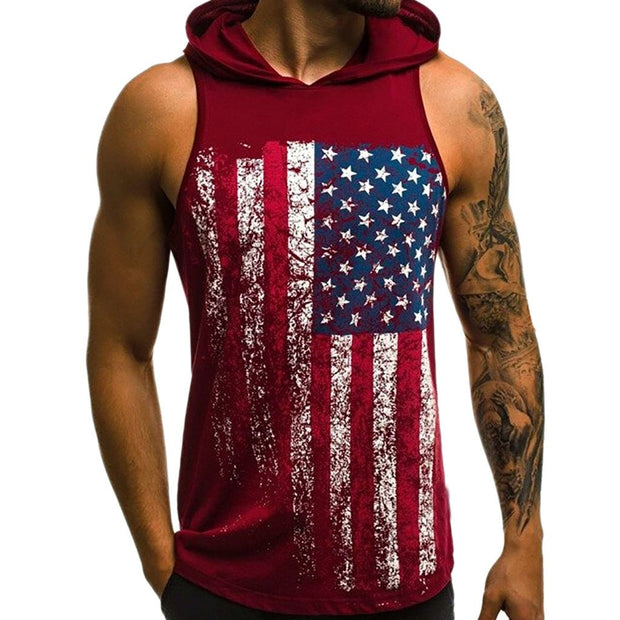 Angelo Ricci™ Americana Hooded Tank Top