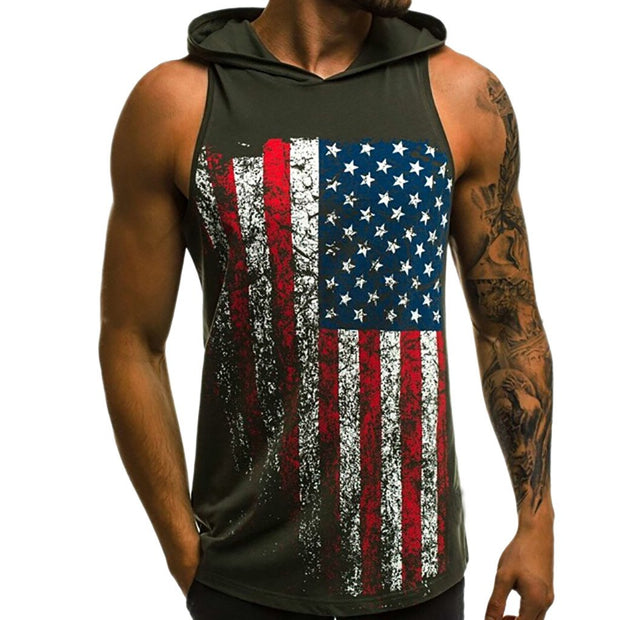 Angelo Ricci™ Americana Hooded Tank Top