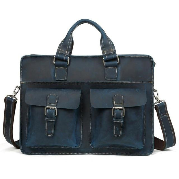Angelo Ricci™ Business Leather Travel Bag