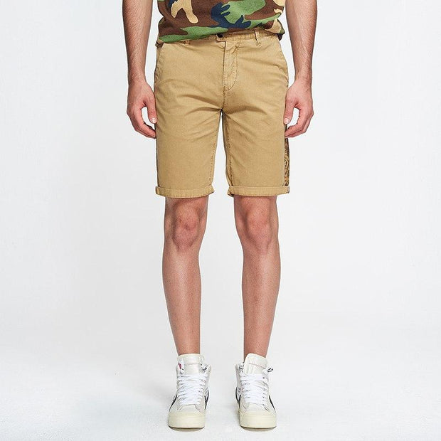 Angelo Ricci™ Bermuda Style Patchwork Shorts