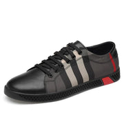 Angelo Ricci™ Leather Comfotable Flat Sneakers