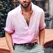 Angelo Ricci™ Linen Summer Casual Shirt