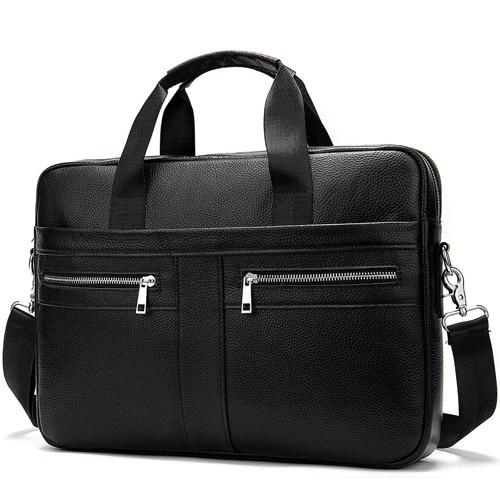 Angelo Ricci™ Top Genuine Leather Briefcase