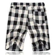 Angelo Ricci™ Plaid Cotton Shorts