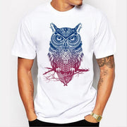 Angelo Ricci™ O-Neck Owl Shirt