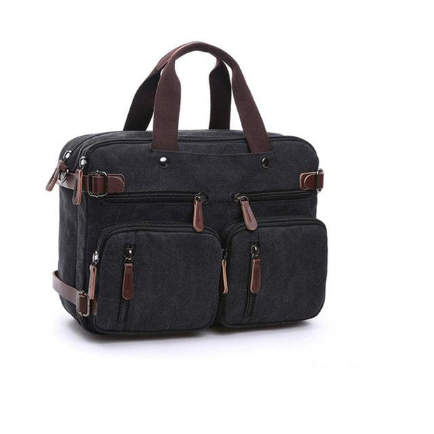 Angelo Ricci™ Casual Canvas Briefcase