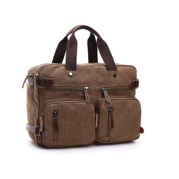 Angelo Ricci™ Casual Canvas Briefcase