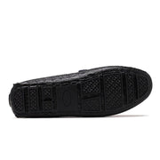 Angelo Ricci™ Leather Moccasins With Crocodile Style