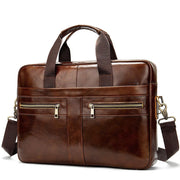 Angelo Ricci™ High Quality Luxury Business Leather Briefcase