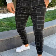 Angelo Ricci™ UK Style Plaid Joggers Pants